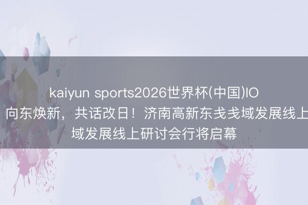 kaiyun sports2026世界杯(中国)IOS/安卓官方下载 向东焕新，共话改日！济南高新东戋戋域发展线上研讨会行将启幕