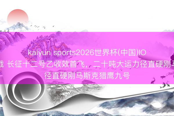 kaiyun sports2026世界杯(中国)IOS/安卓官方下载 长征十二号乙收效首飞，二十吨大运力径直硬刚马斯克猎鹰九号