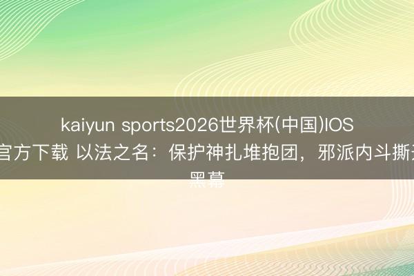 kaiyun sports2026世界杯(中国)IOS/安卓官方下载 以法之名：保护神扎堆抱团，邪派内斗撕开黑幕